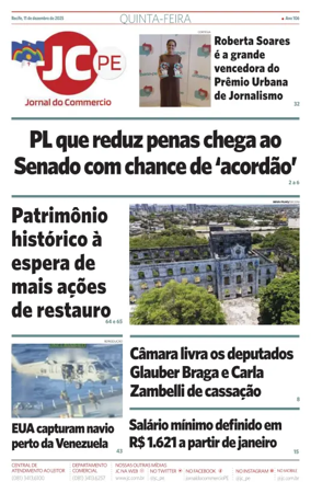 Cover of Jornal do Commercio