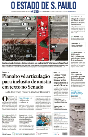 Cover of O Estado de S. Paulo