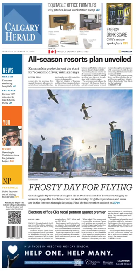 Cover of Calgary Herald