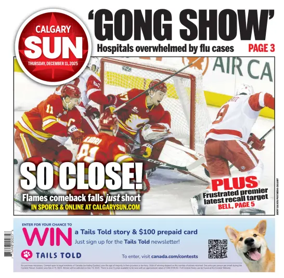 Cover of Calgary Sun