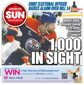 Cover of Edmonton Sun