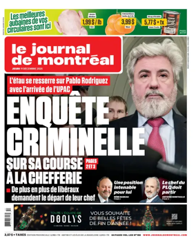 Cover of Le Journal de Montreal