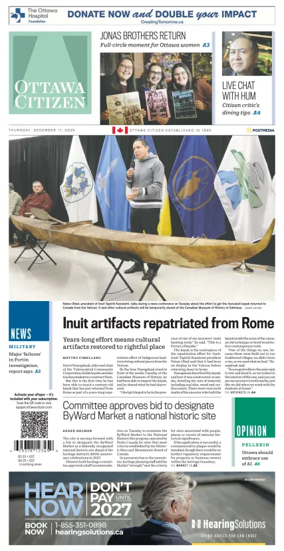 Cover of Ottawa Citizen