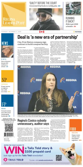 Cover of Regina Leader-Post