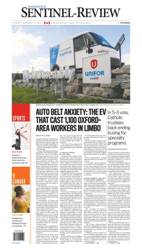 Cover of Sentinel-Review (Woodstock)