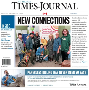 Cover of St. Thomas Times-Journal