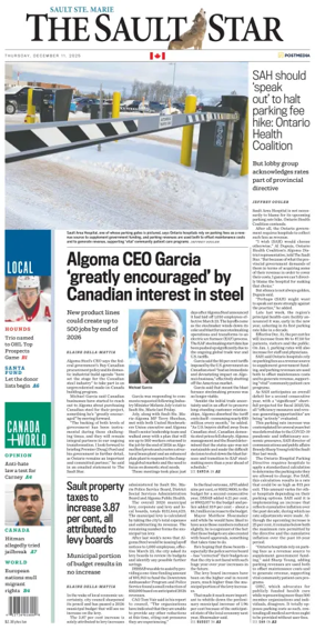 Cover of The Sault Star