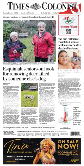 Cover of Times Colonist