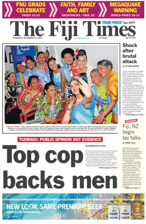 Cover of The Fiji Times