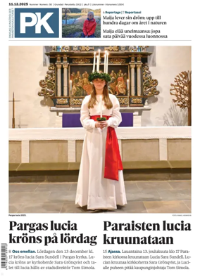 Cover of Pargas Kungörelser - Paraisten Kuulutukset