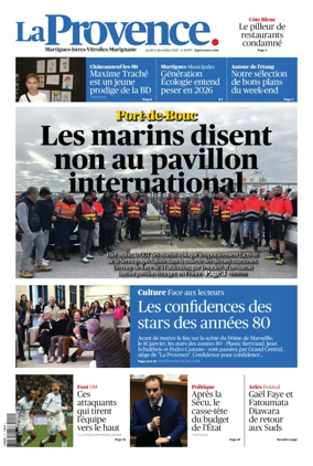 Cover of La Provence Martigues-Istres-Vitrolles-Marignane