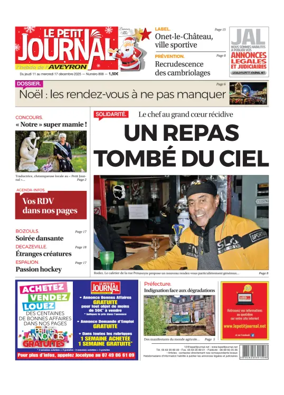 Cover of Le Petit Journal - L'hebdo local de l'Aveyron