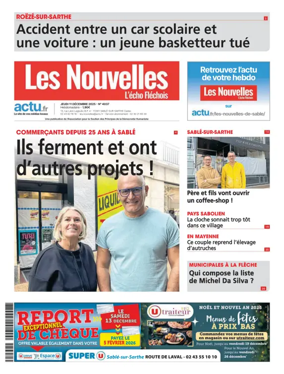 Cover of Les Nouvelles - L'Écho Fléchois (FL)