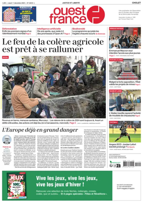 Cover of Ouest France (Cholet)