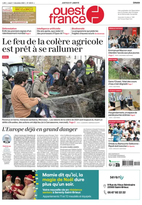 Cover of Ouest France (Dinan)