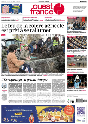 Cover of Ouest France (Laval)