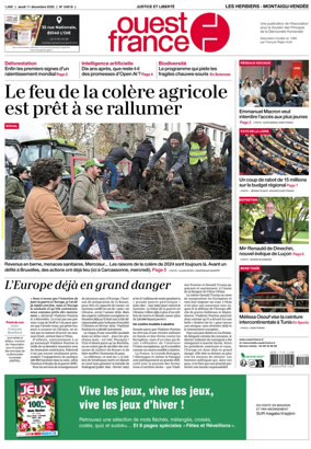 Cover of Ouest France (Les Herbiers / Montaigu)