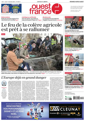 Cover of Ouest France (Rennes Nord)