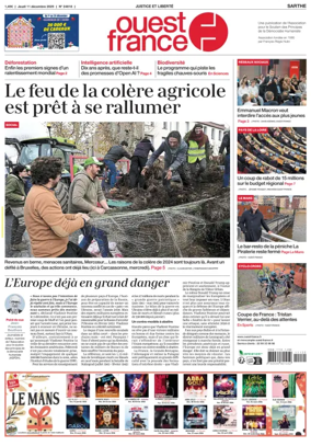 Cover of Ouest France (Sarthe)