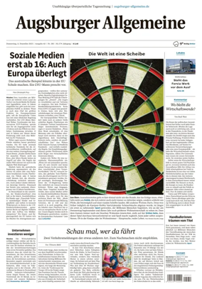 Cover of Augsburger Allgemeine (Ausgabe Stadt)