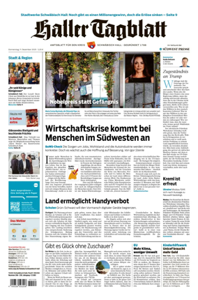 Cover of Haller Tagblatt