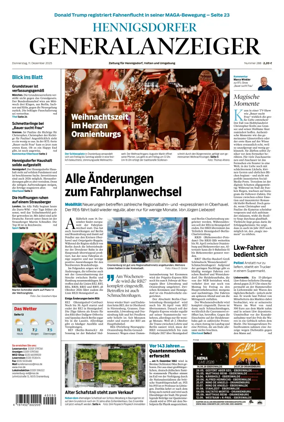 Cover of Hennigsdorfer Generalanzeiger