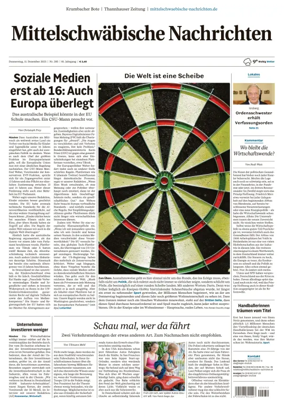 Cover of Mittelschwaebische Nachrichten