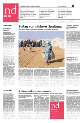 Cover of Neues Deutschland