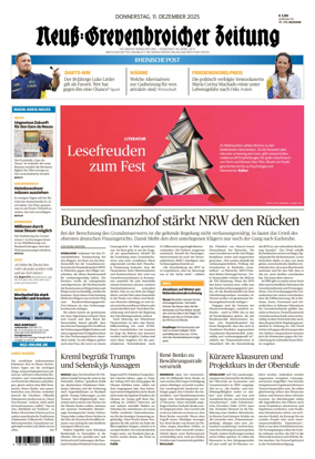 Cover of Neuss-Grevenbroicher Zeitung Neuss