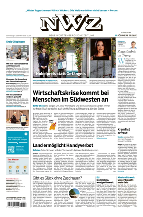 Cover of NWZ  (Göppinger Kreisnachrichten)