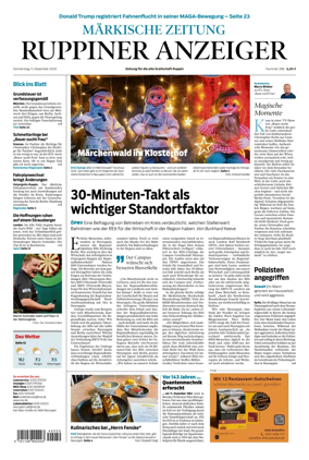 Cover of Ruppiner Anzeiger