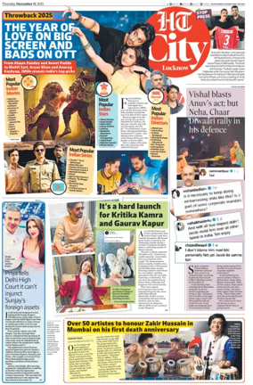 Cover of Hindustan Times (Lucknow) - Live