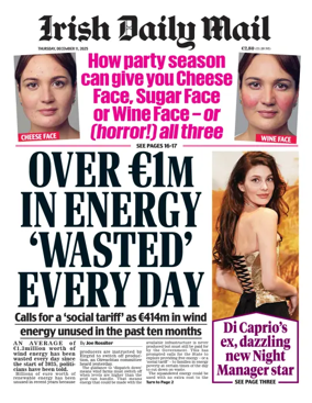 Cover of Irish Daily Mail