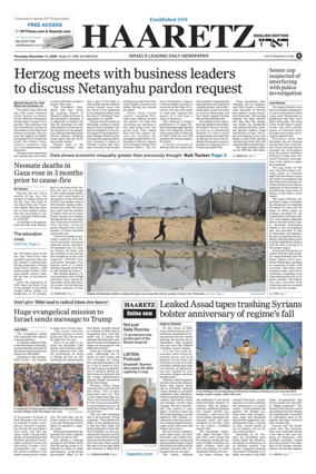 Cover of Haaretz english edition