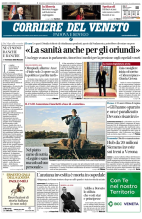 Cover of Corriere del Veneto (Padova e Rovigo)