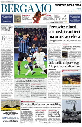 Cover of Corriere della Sera (Bergamo)