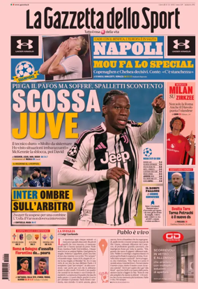 Cover of La Gazzetta dello Sport 