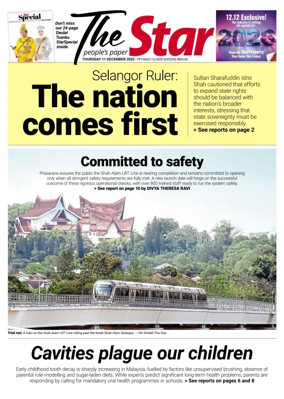 Cover of The Star Malaysia
