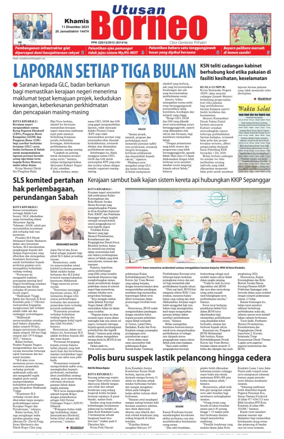 Cover of Utusan Borneo (Sabah)