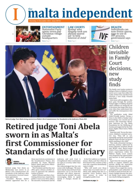 Cover of Malta Independent