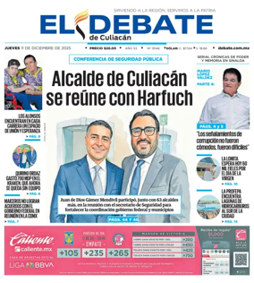 Cover of El Debate de Culiacán
