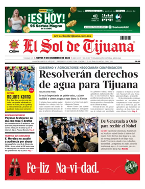 Cover of El Sol de Tijuana