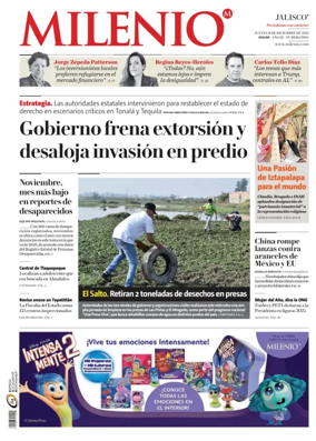 Cover of Milenio Jalisco