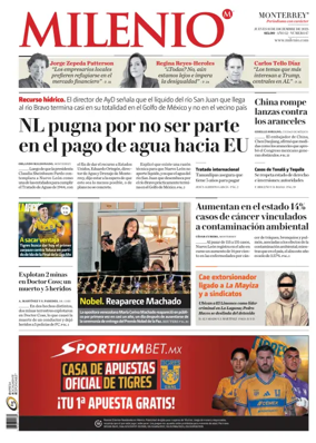 Cover of Milenio Monterrey