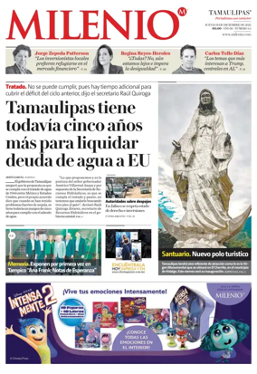Cover of Milenio Tamaulipas