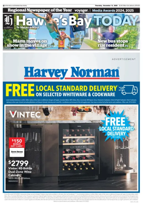 Cover of Hawke's Bay Today