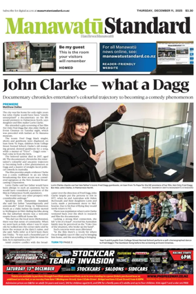 Cover of Manawatu Standard