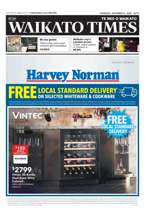 Cover of Waikato Times