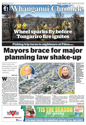 Cover of Wanganui Chronicle