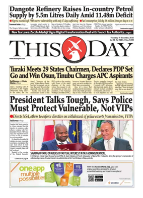 Cover of THISDAY